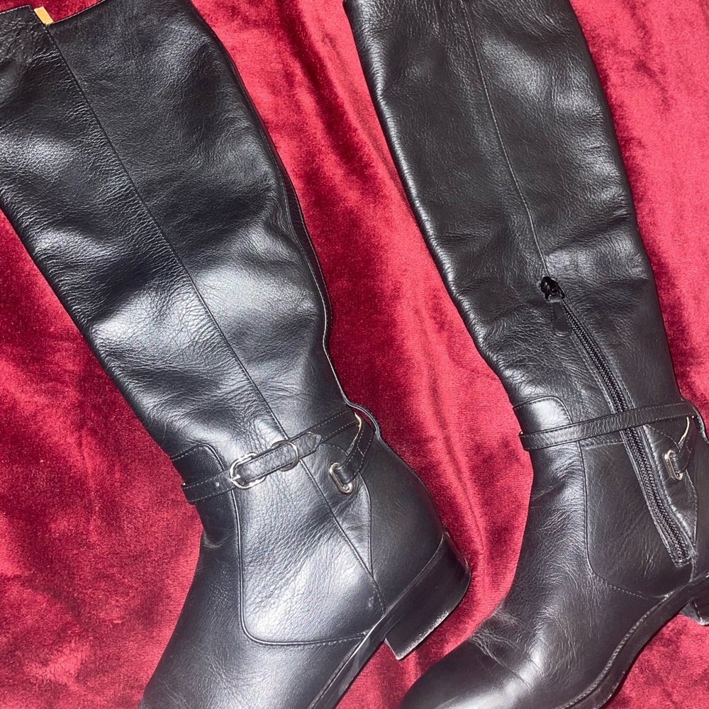 BALENCIAGA leather riding boots - Picture 6 of 14